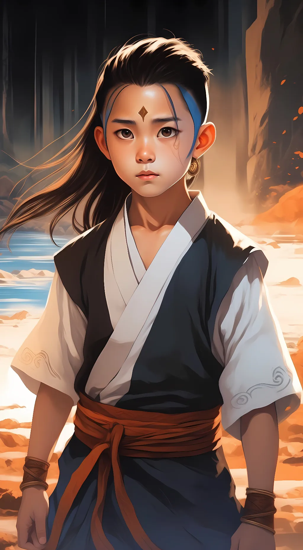 ai character: aang background