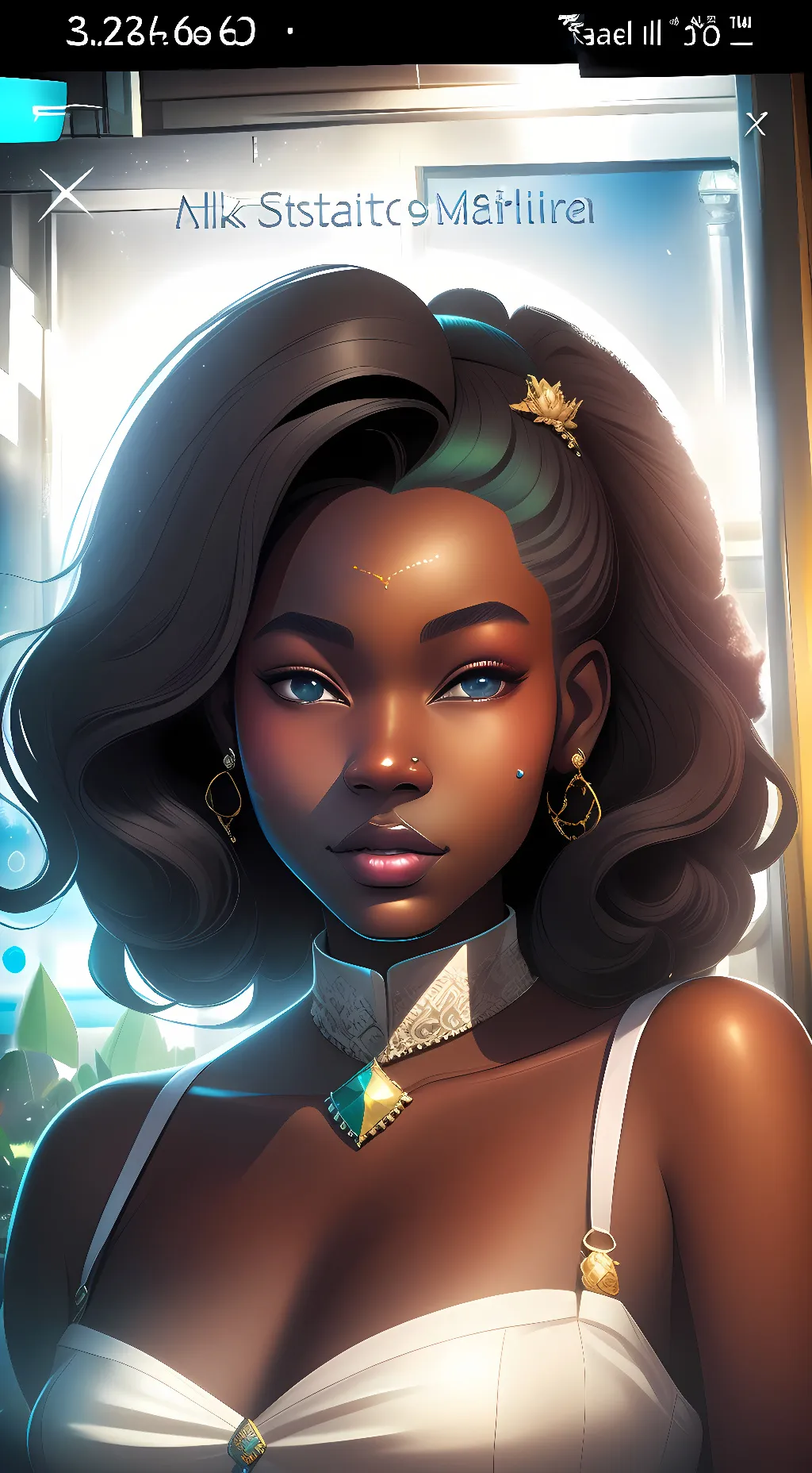 ai character: Audrey background