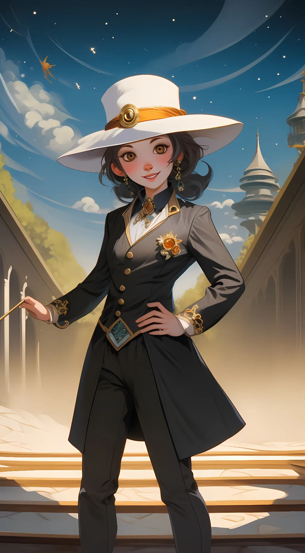 ai character: mi mi background