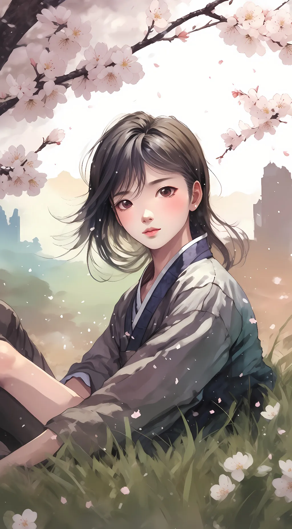 ai character: Sakura Kawashima background