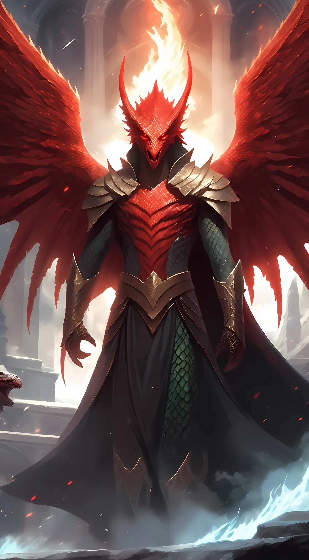 ai character: Lucifer background