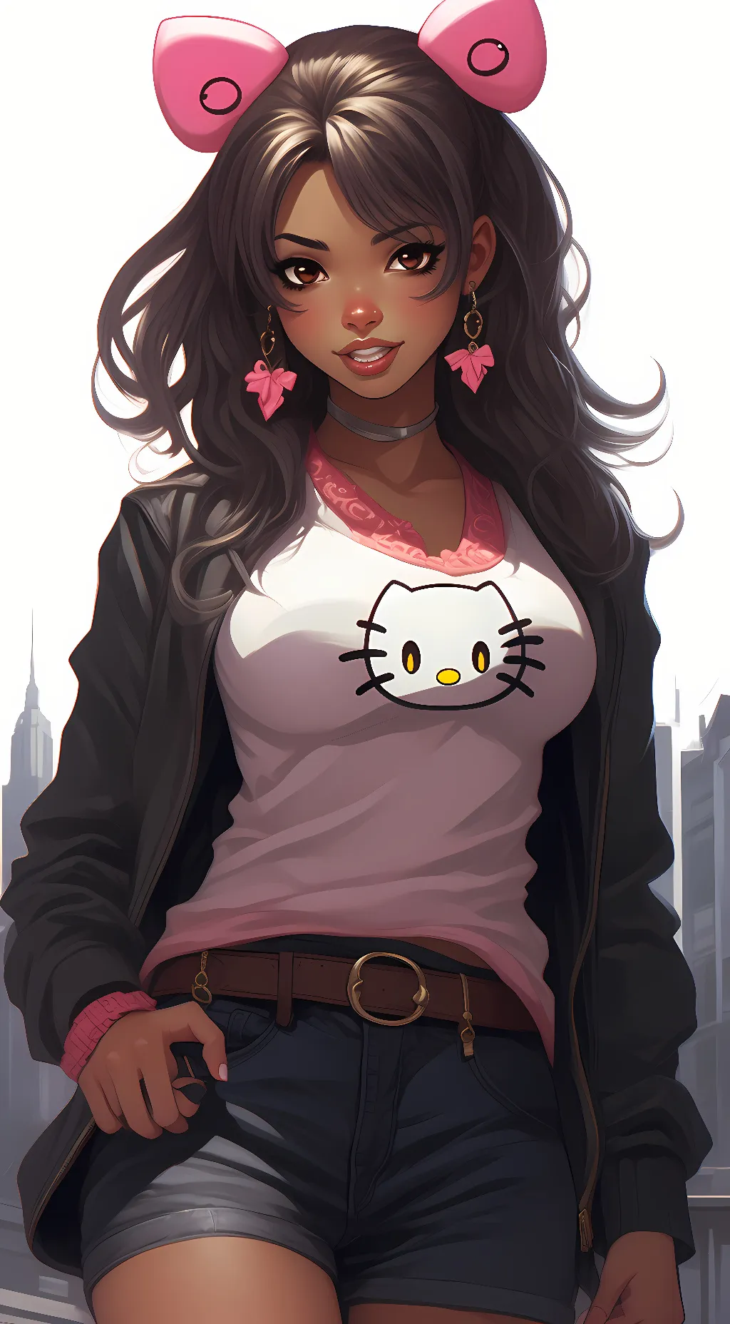 ai character: kim background