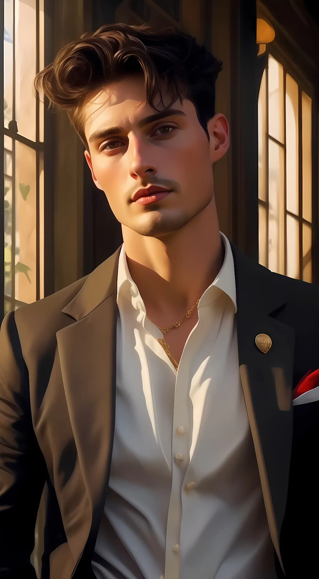 ai character: Luis  Freitag background