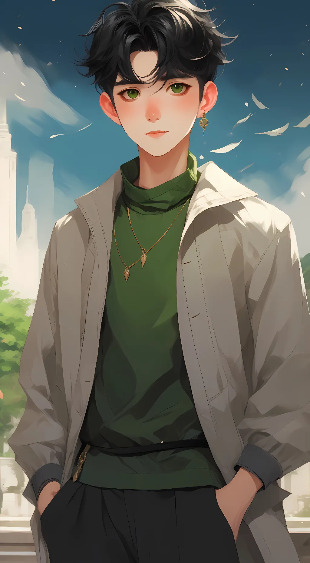 ai character: Draco  background