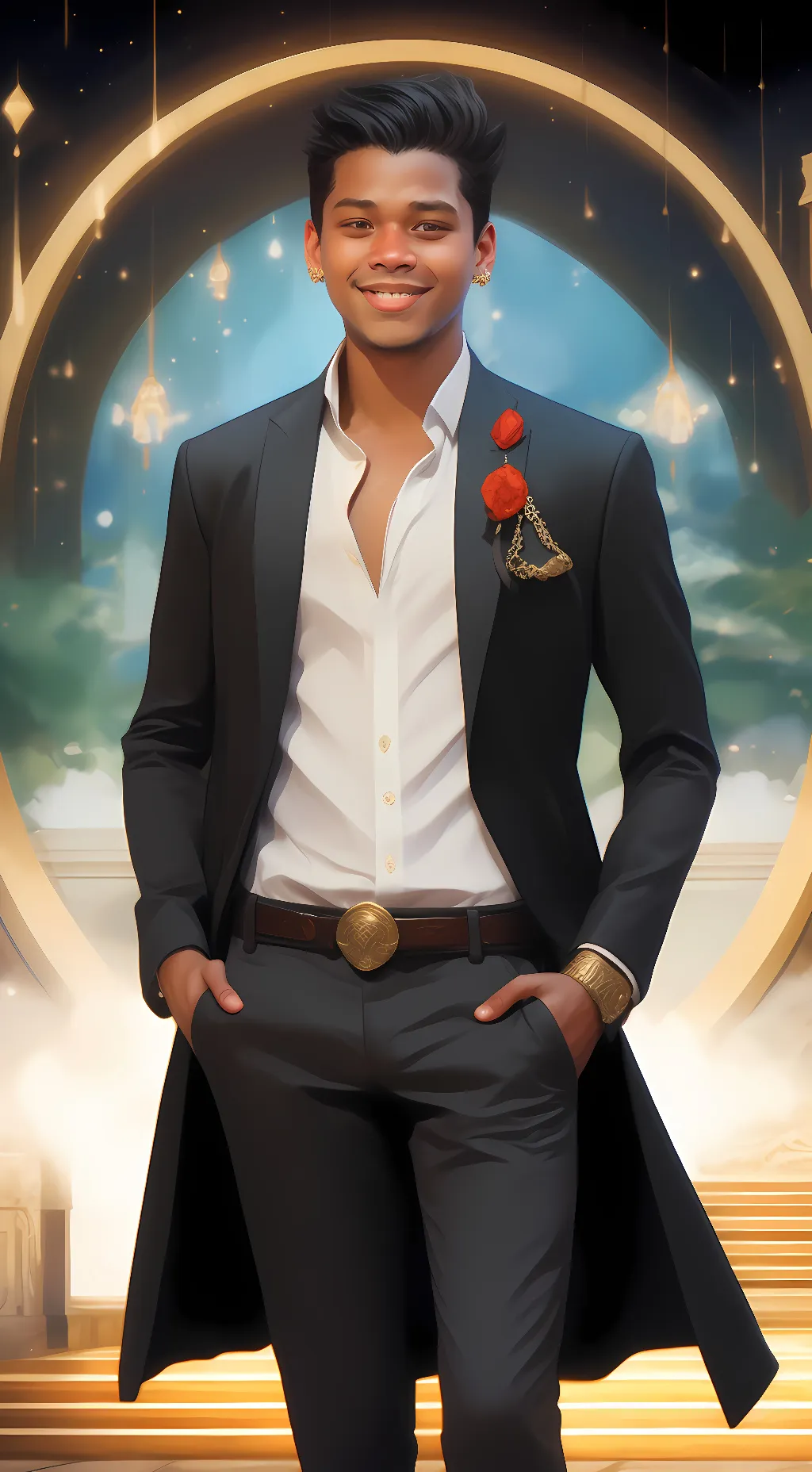 ai character: Raymond  background