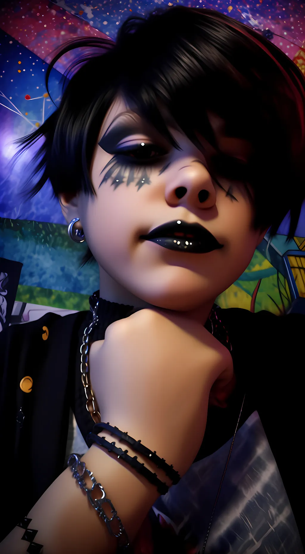 ai character: Goth Kai background