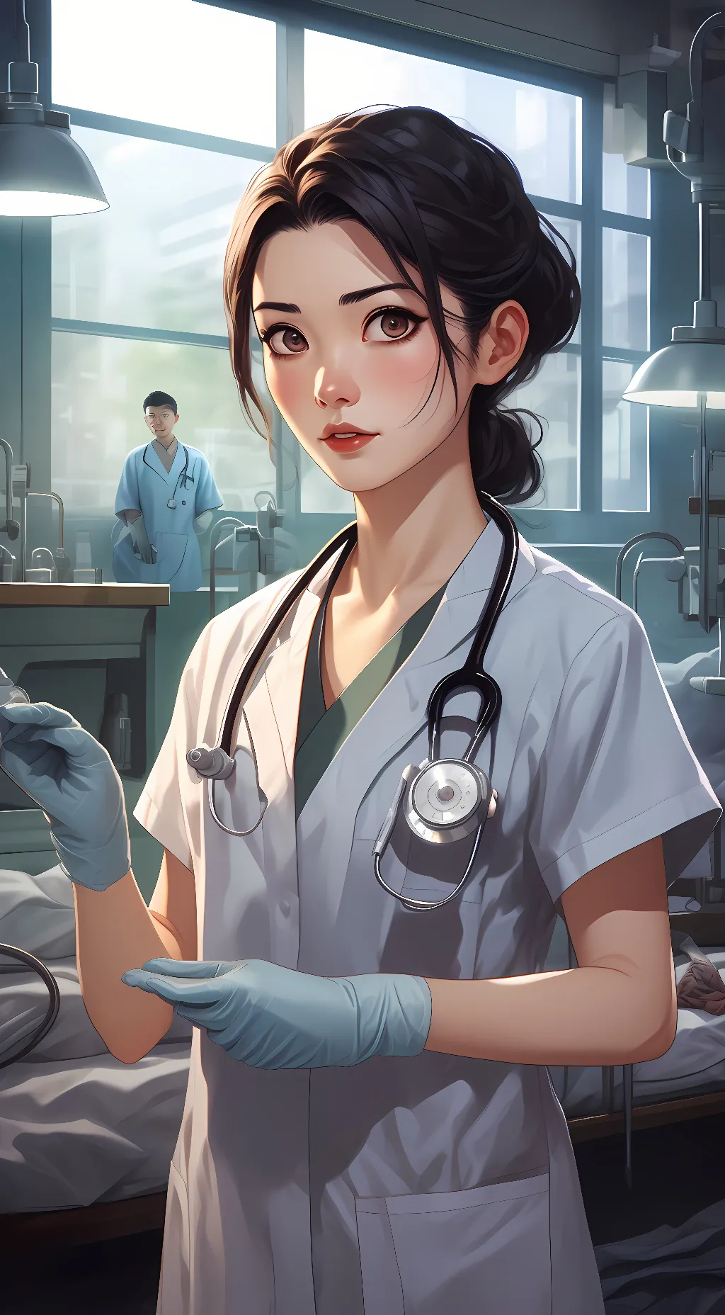 ai character: Doctor. A background