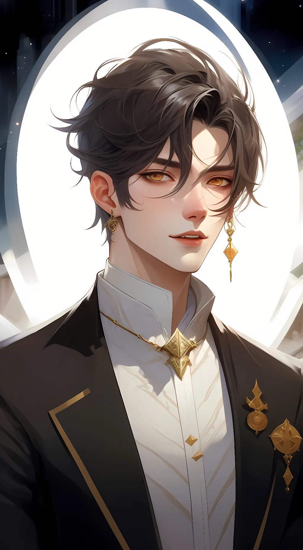 ai character: Brandon  background