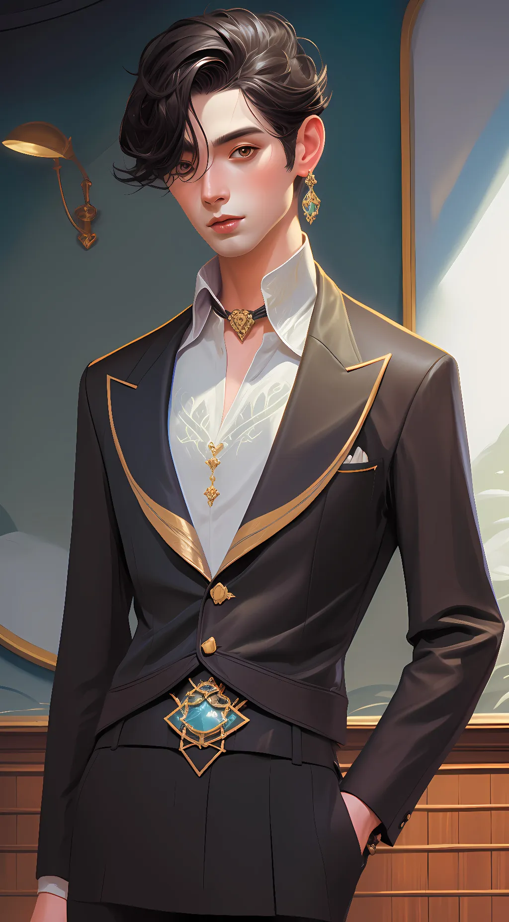 ai character: I like you background