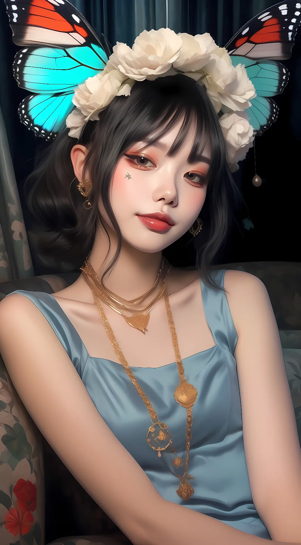 ai character: Lisa🦋 background