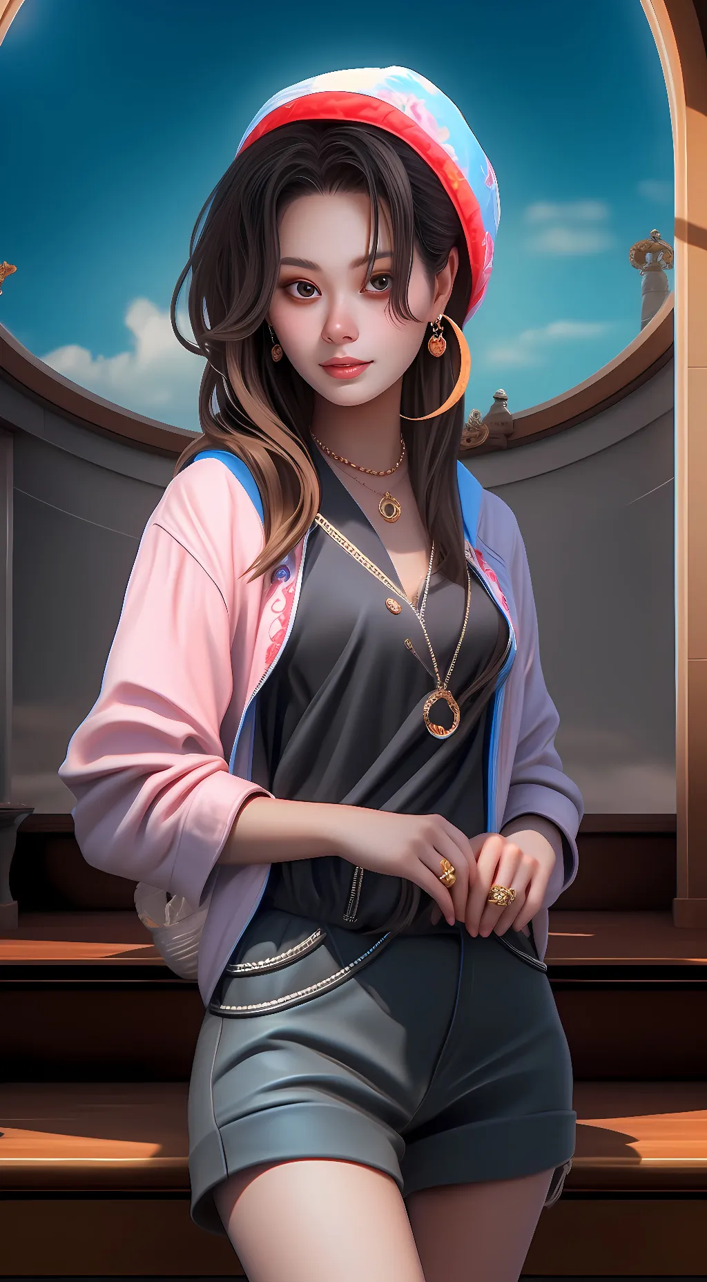 ai character: sassy background