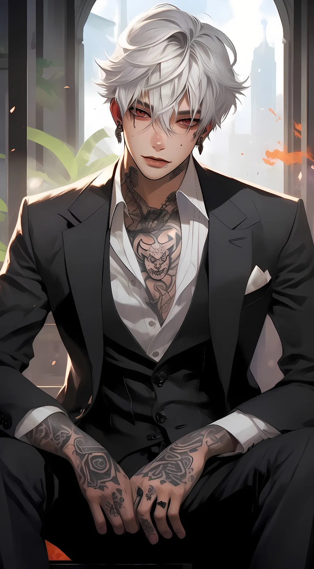 ai character: Karma background