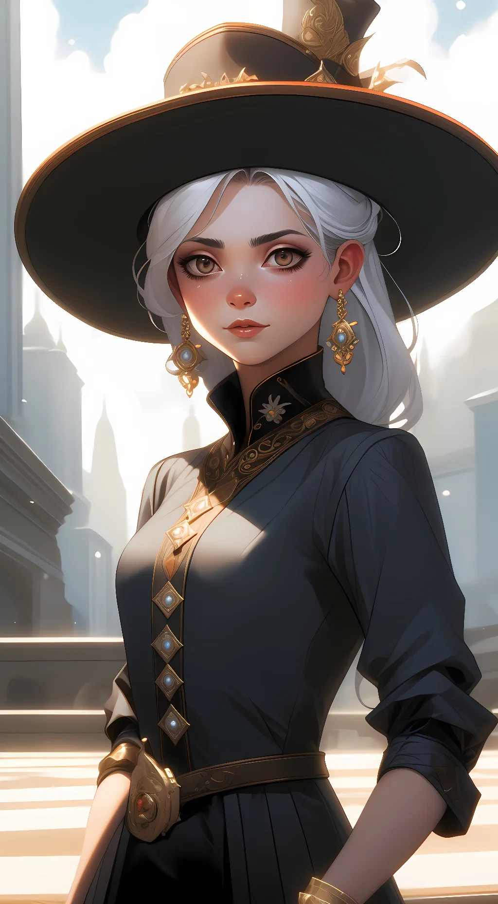 ai character: Maze background