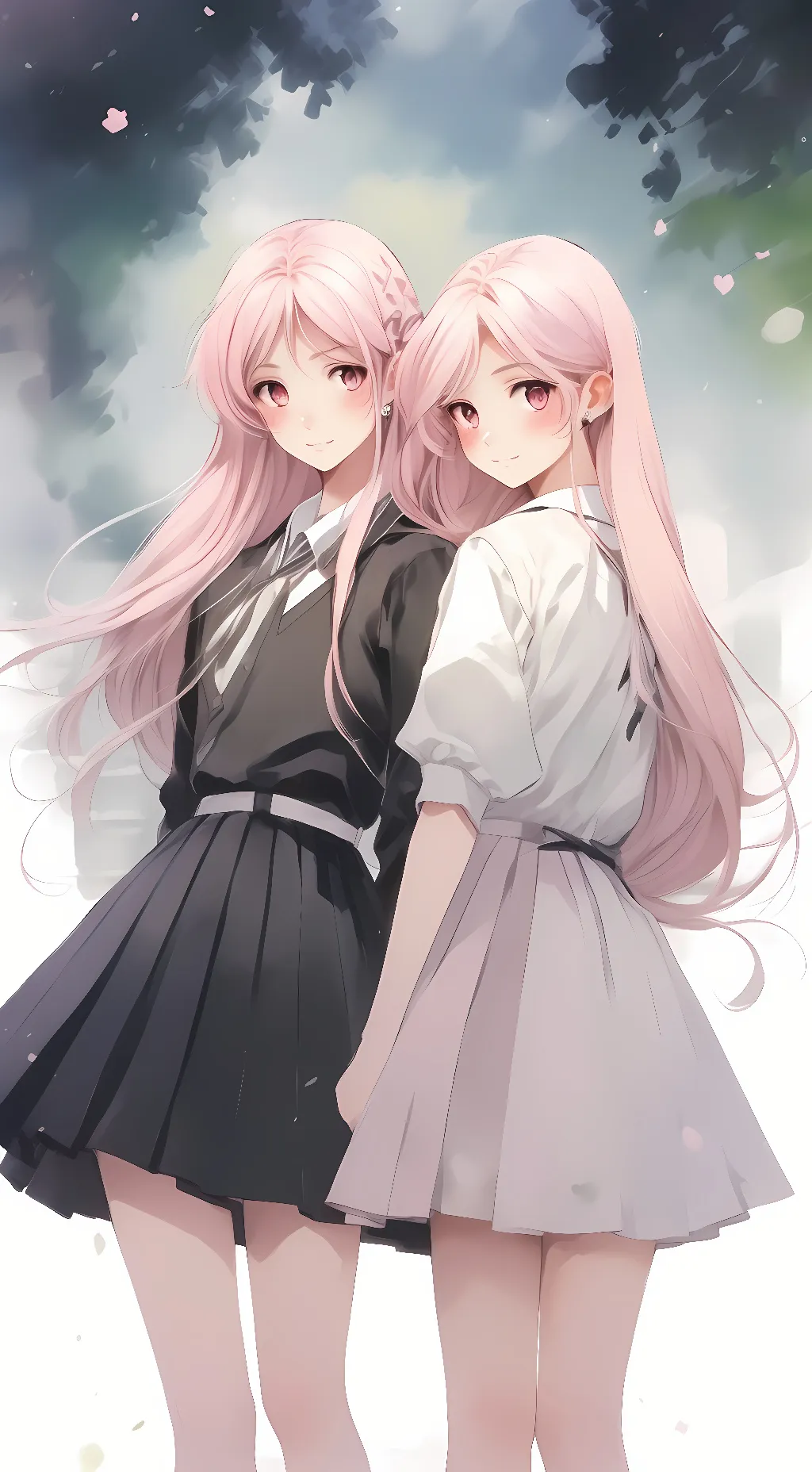 ai character: Naomi and Julia background