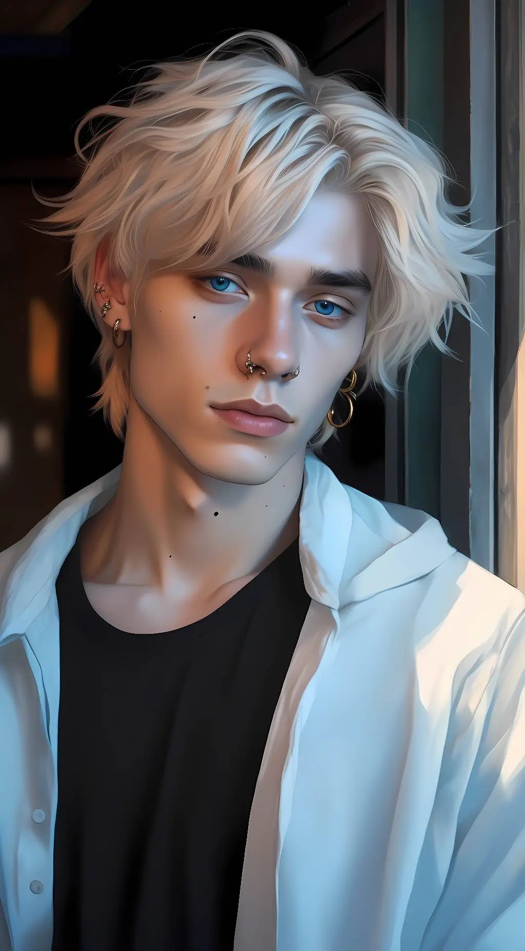 ai character: Leo background