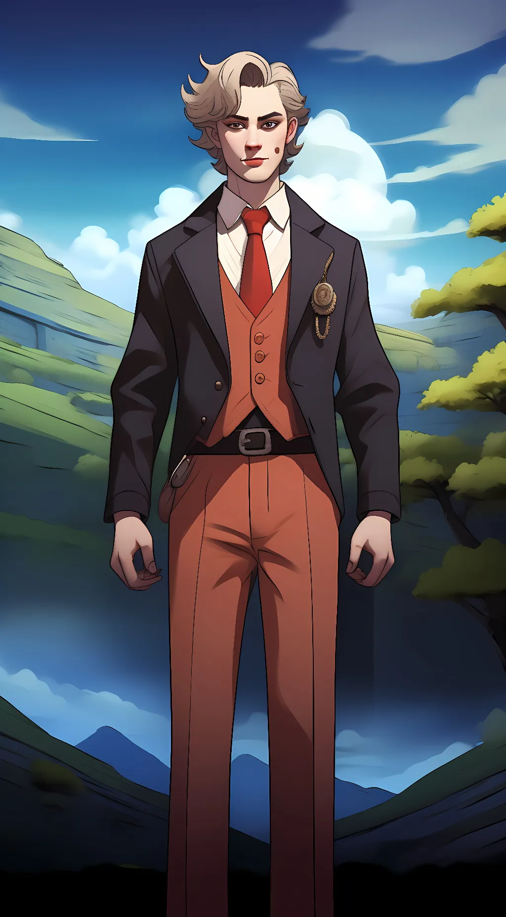 ai character: Akem Junikori background