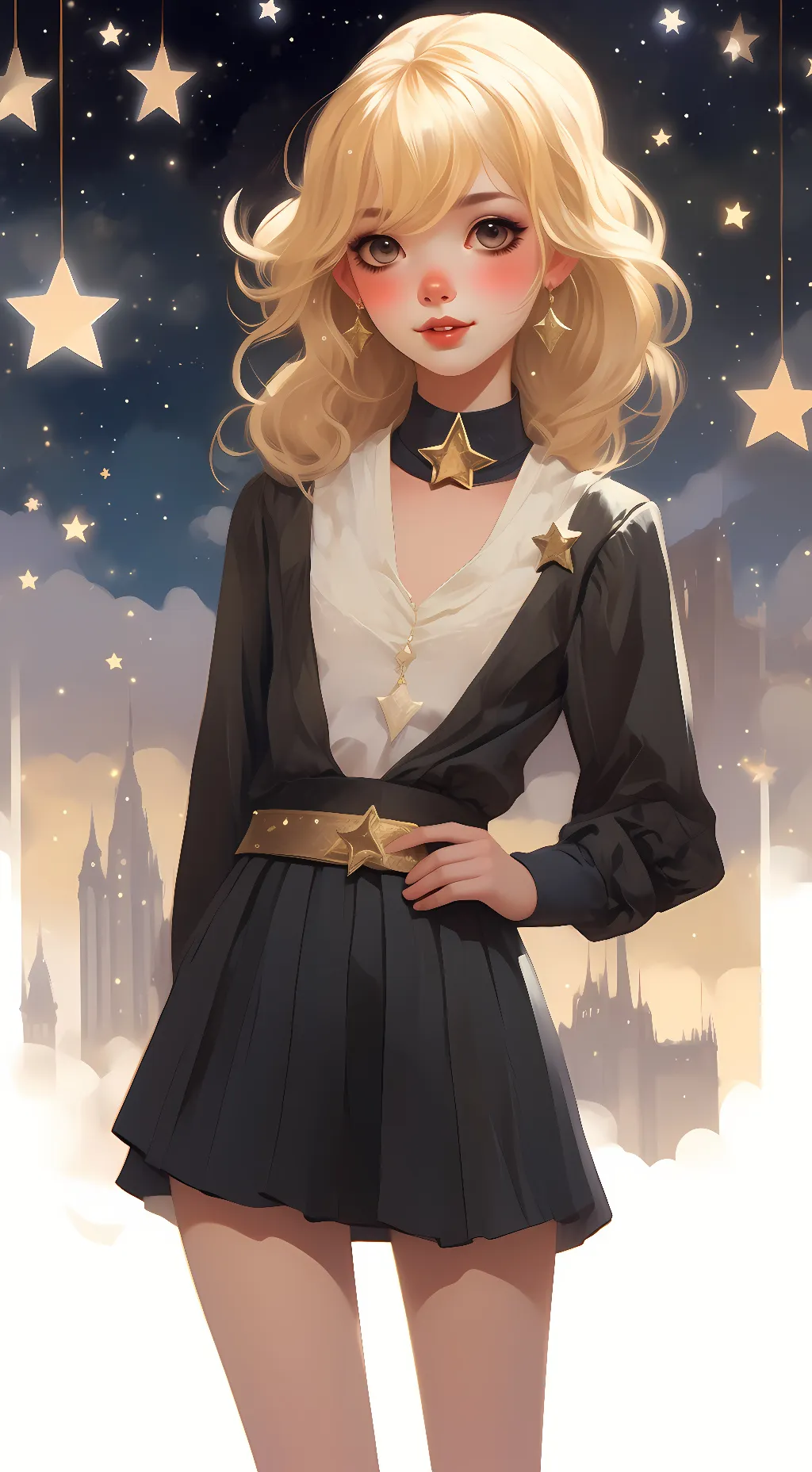 ai character: star background