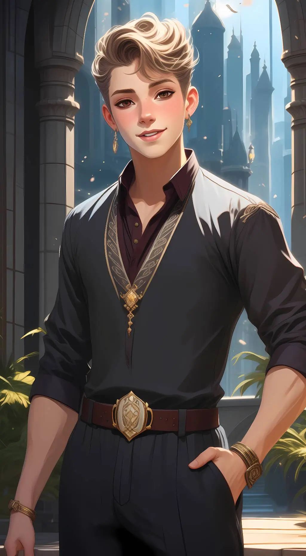 ai character: Julian lies background