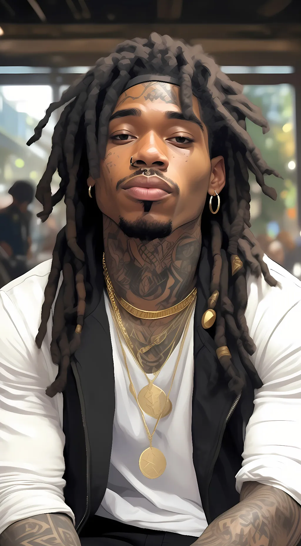 ai character: Michael  background