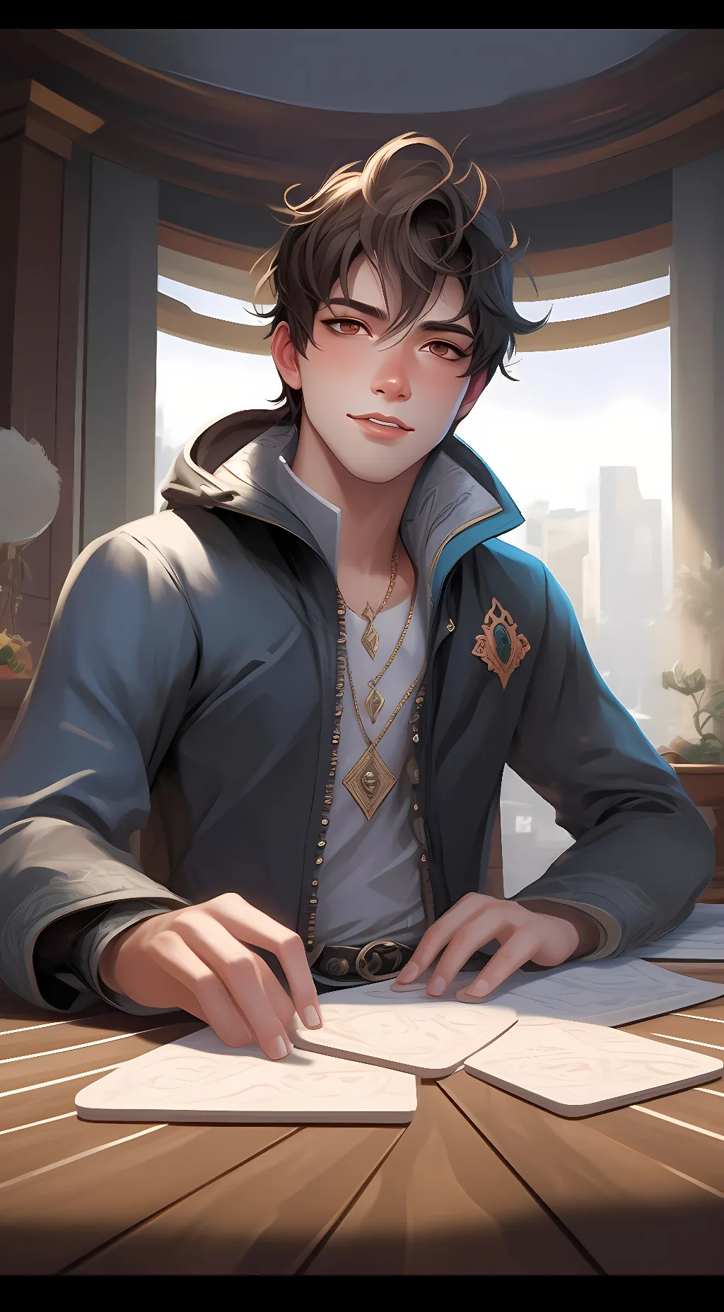 ai character: Decks background