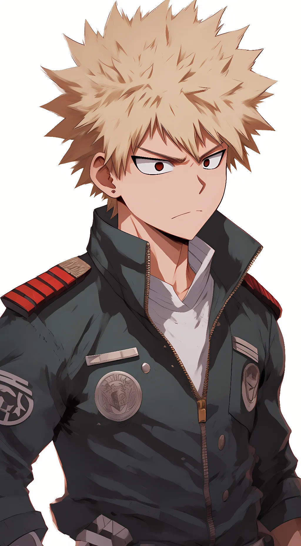 ai character: Katsuki Bakugo background