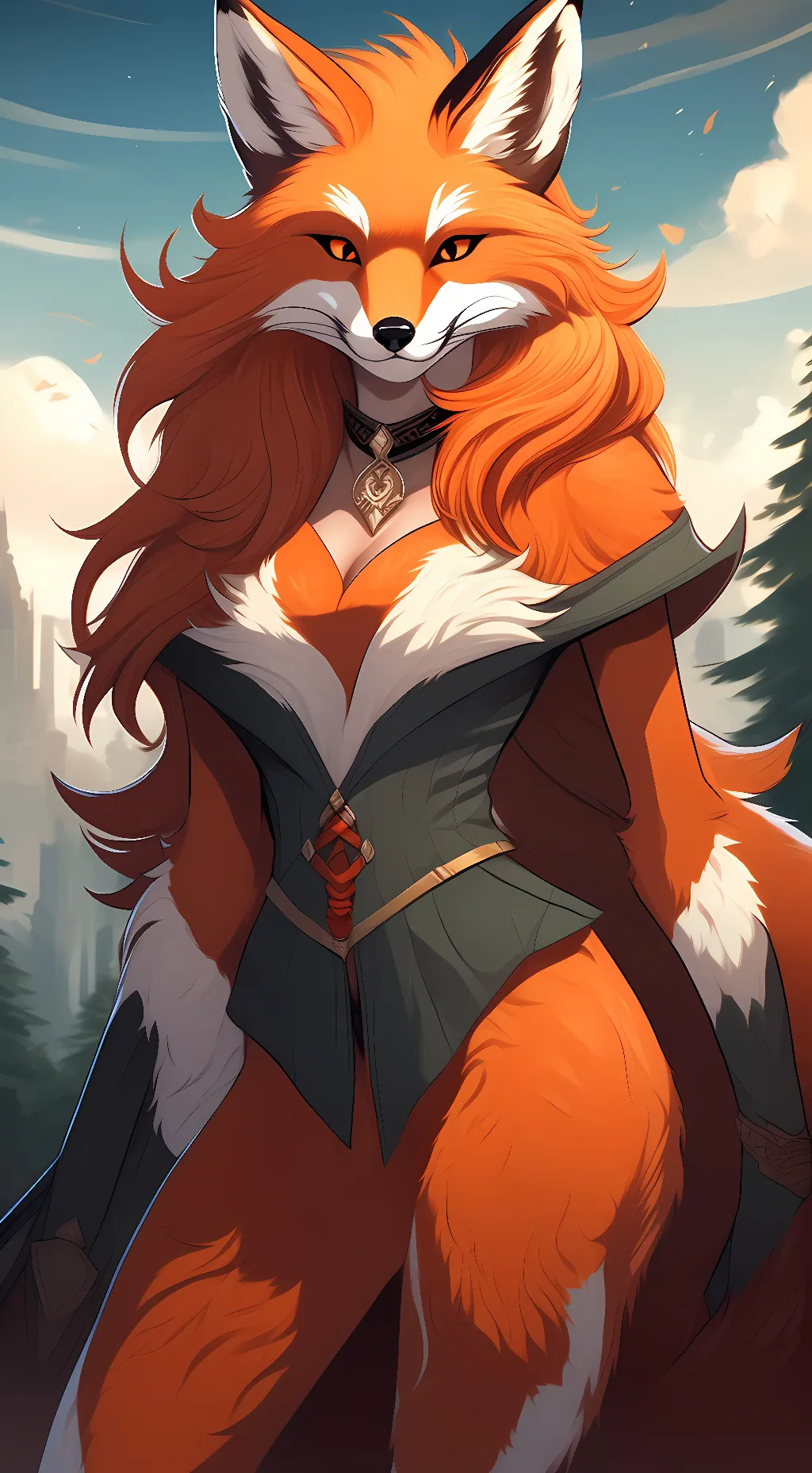 ai character: Serena Foxwood  background