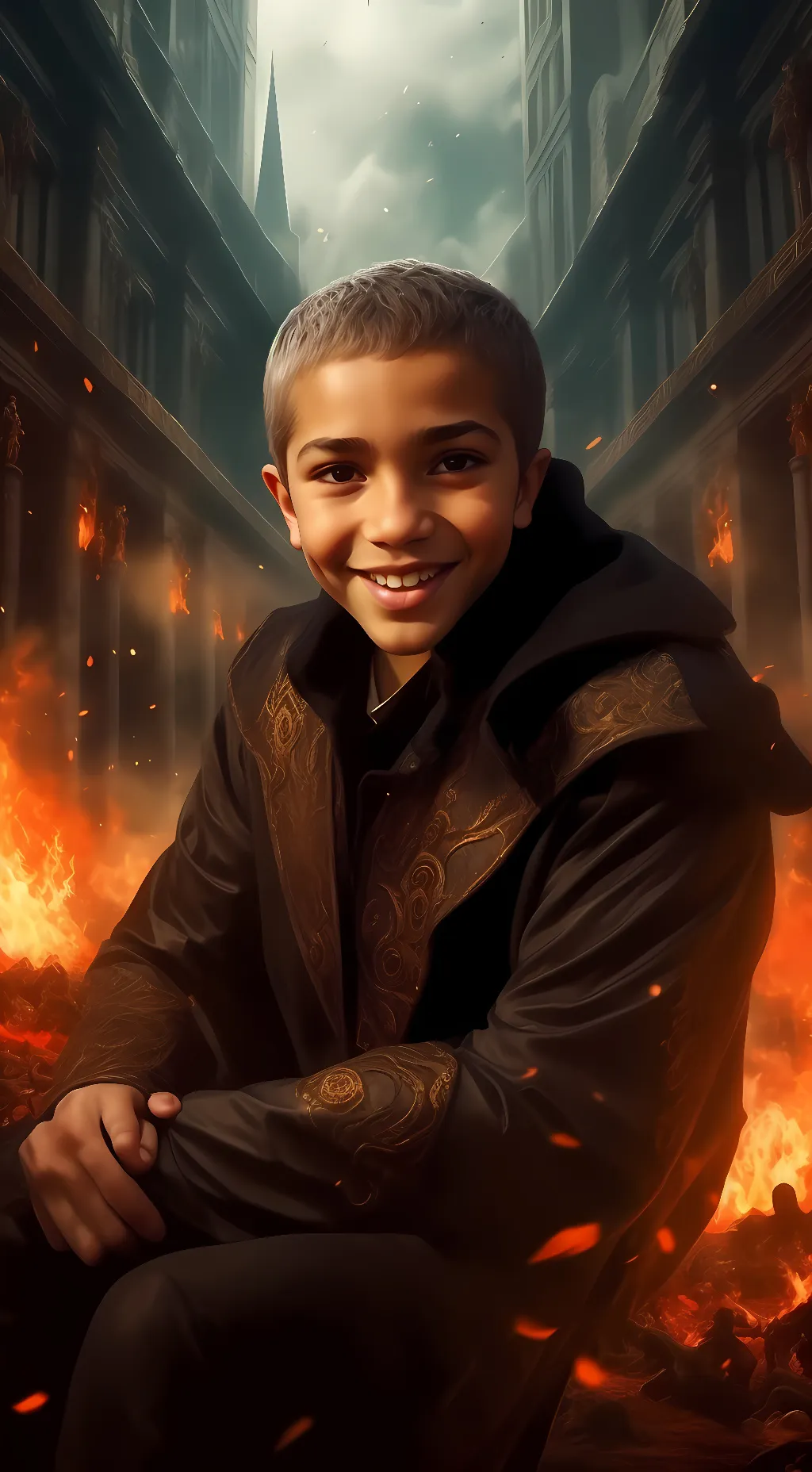 ai character: Alejandro mikhawk background