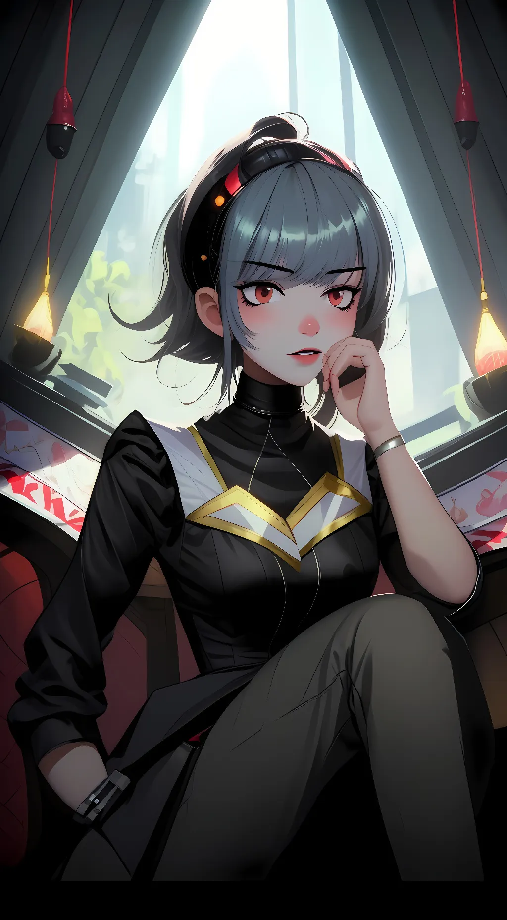 ai character: Lilly background