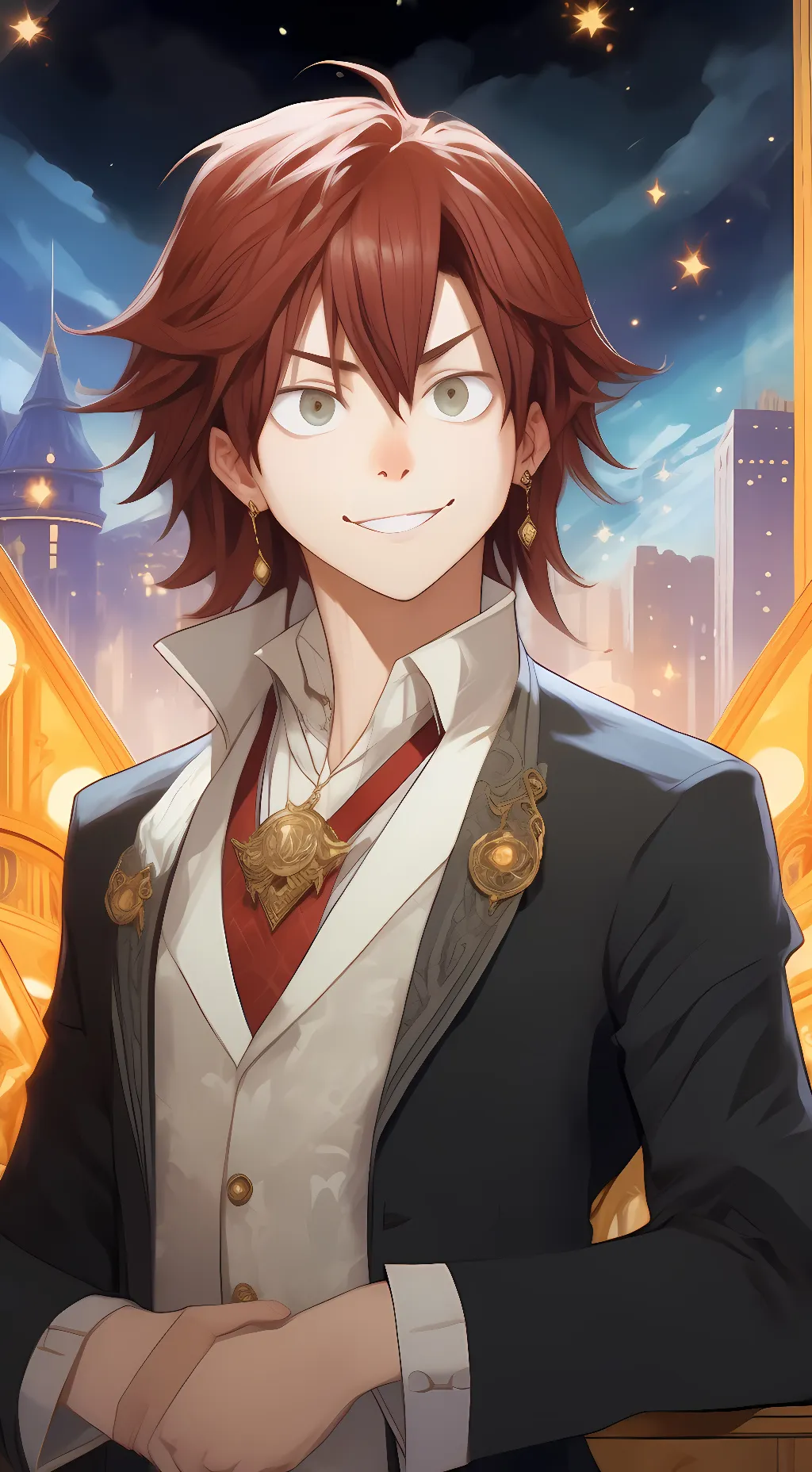 ai character: Mark  background