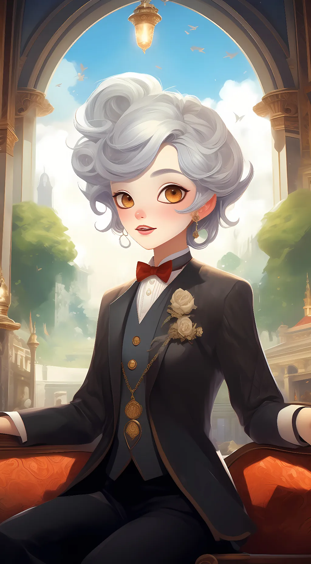 ai character: Some times  background