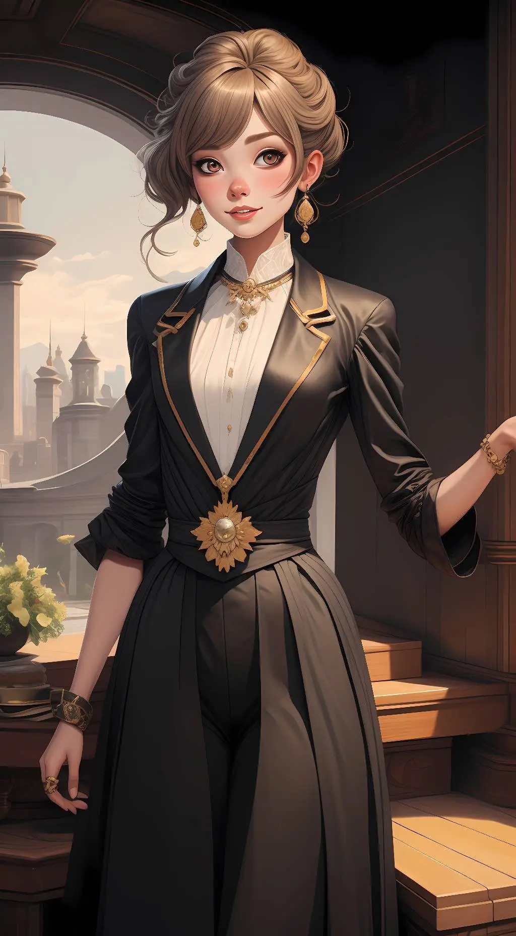 ai character: Ella Hunter background