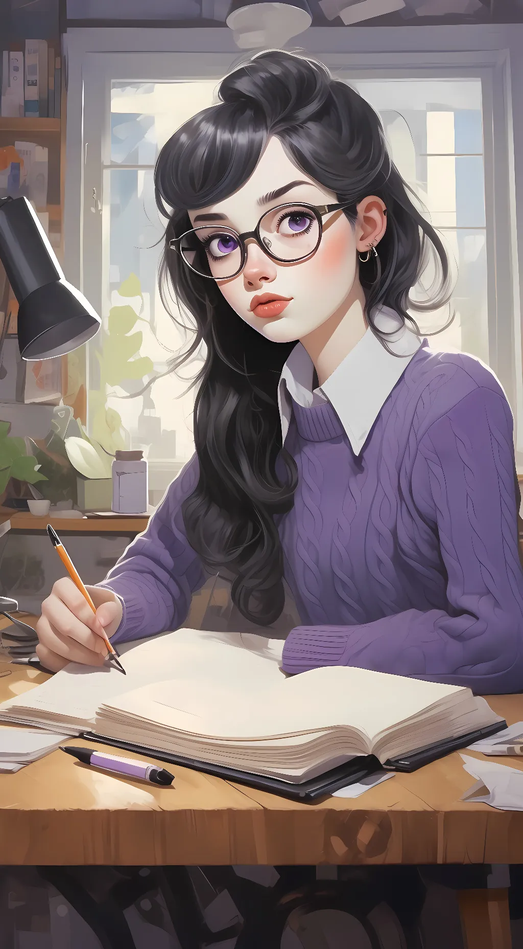 ai character: Aria Collins background