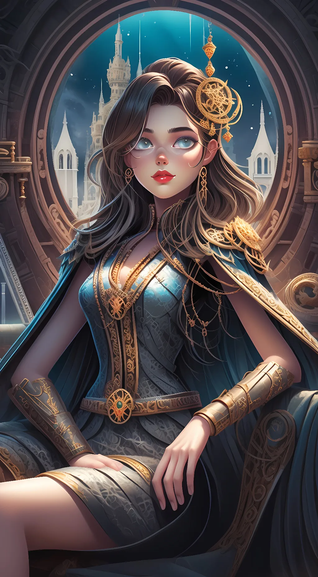 ai character: Queen Tonya  background