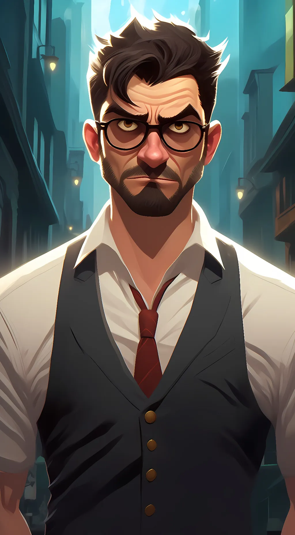 ai character: Dave background