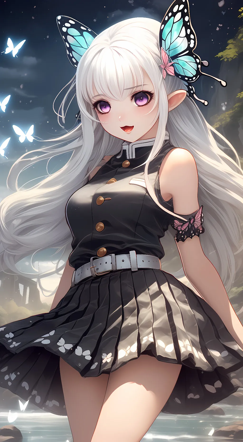 ai character: bakago catsaki background