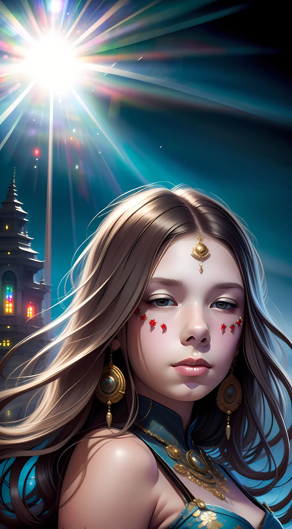 ai character: egyptian princess  background