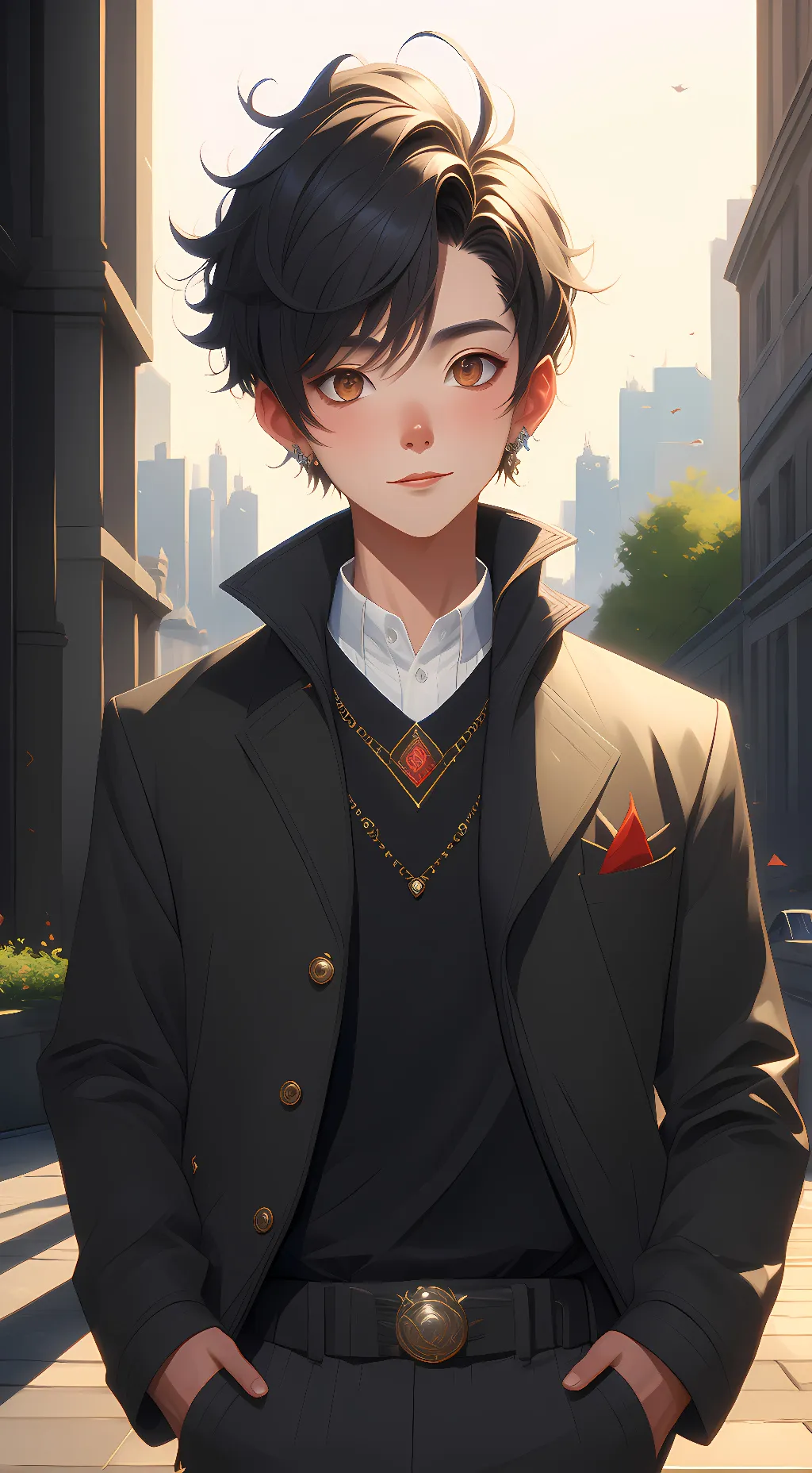 ai character: nicholas boy background