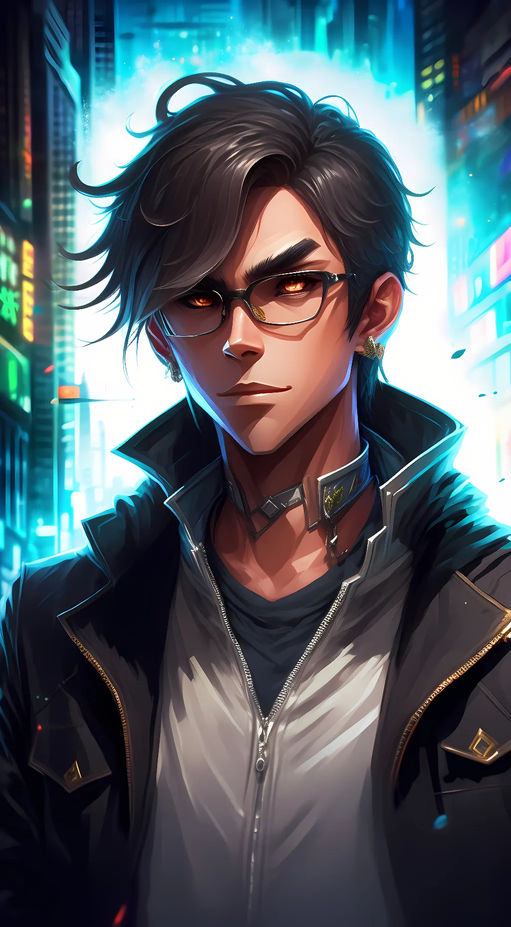 ai character: SKy background