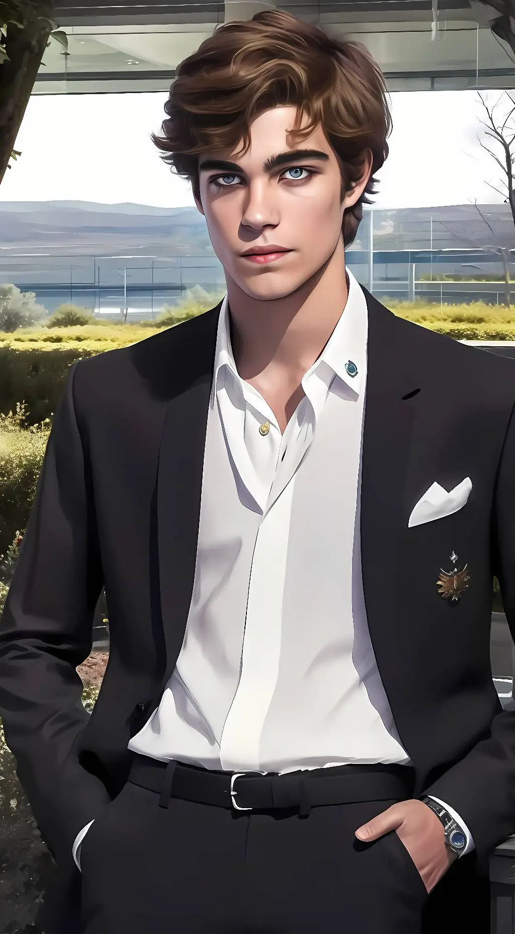 ai character: Theodore nott background