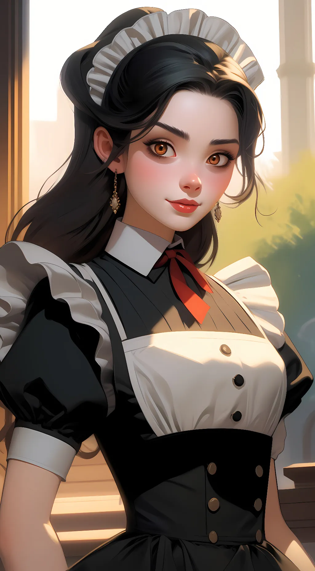 ai character: Maidie background