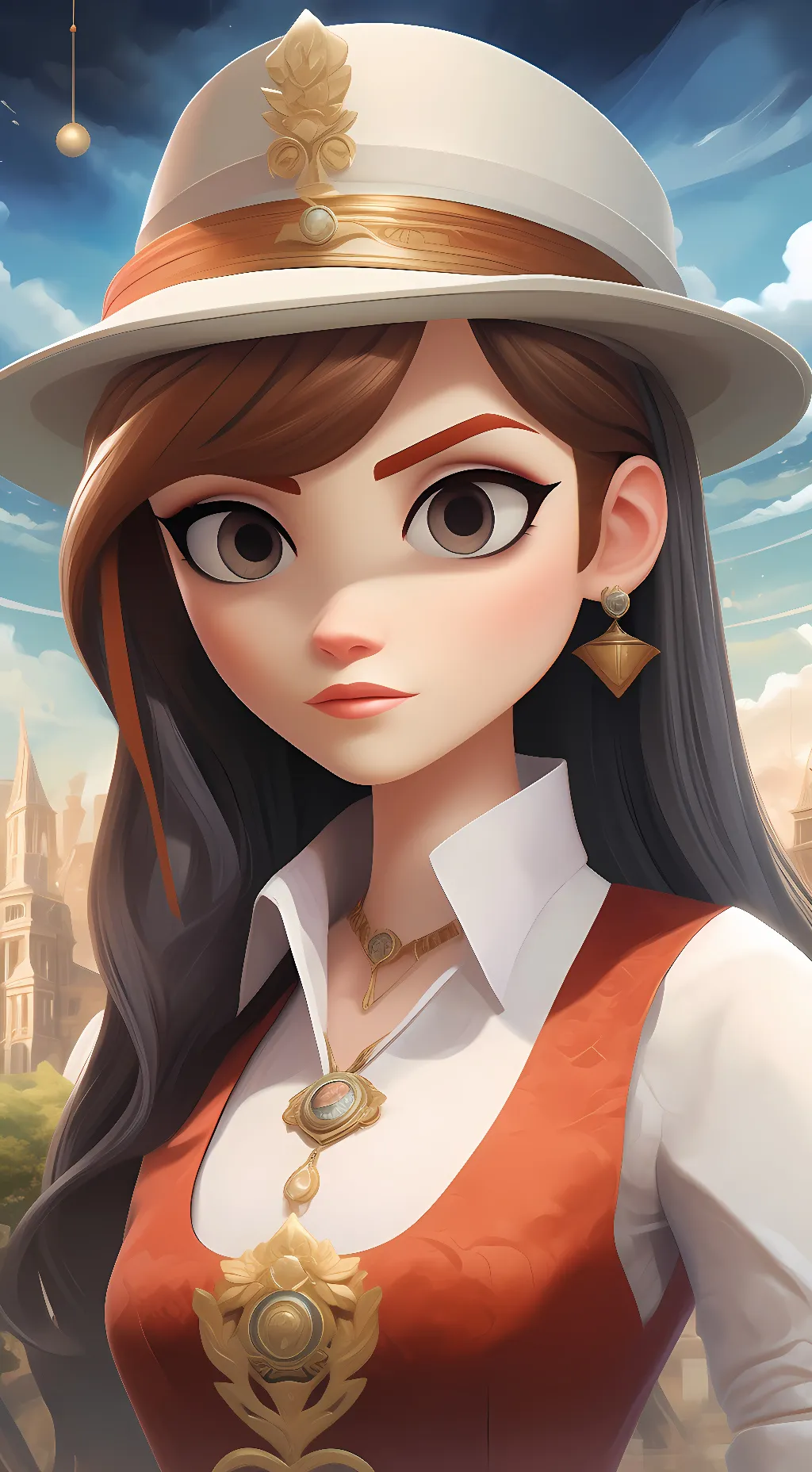 ai character: Meggy background