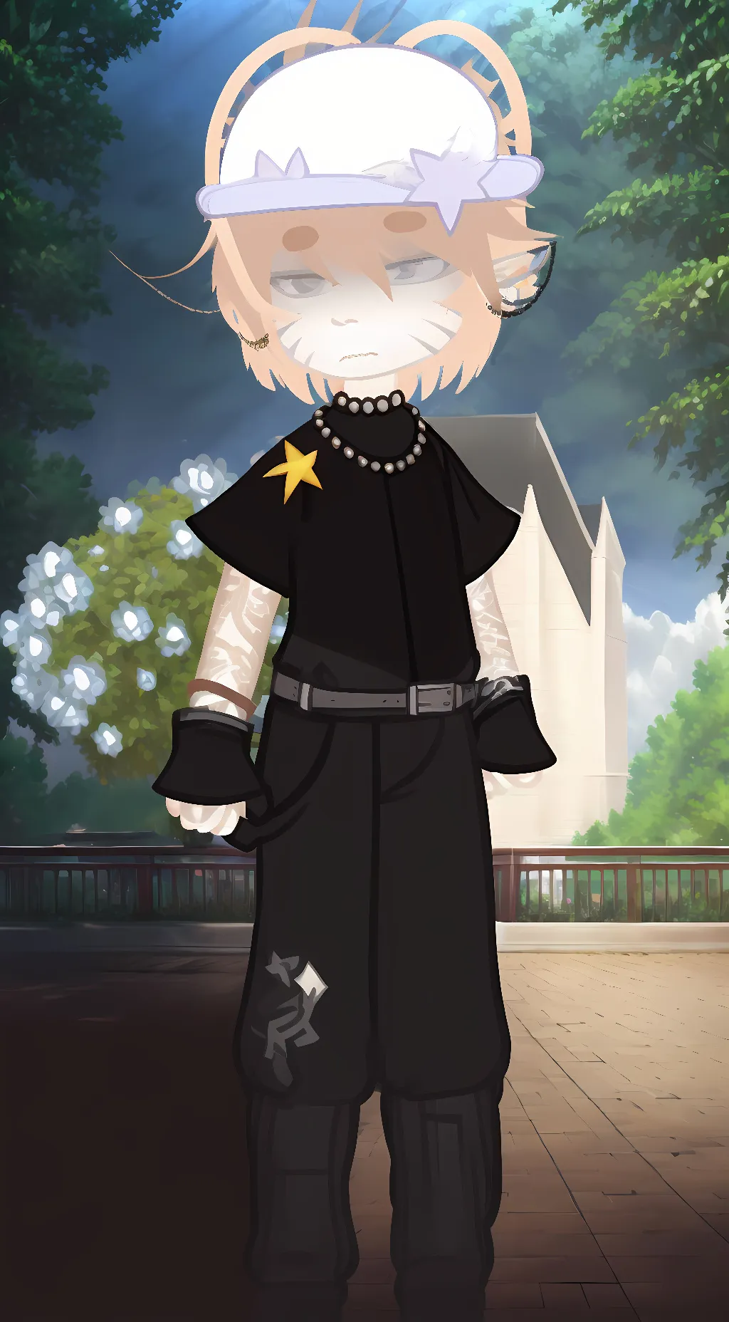 ai character: Crimson  background