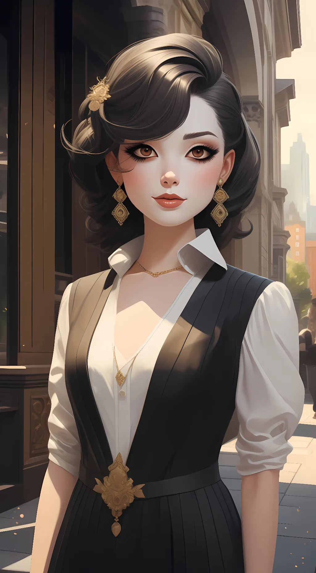 ai character: lily background