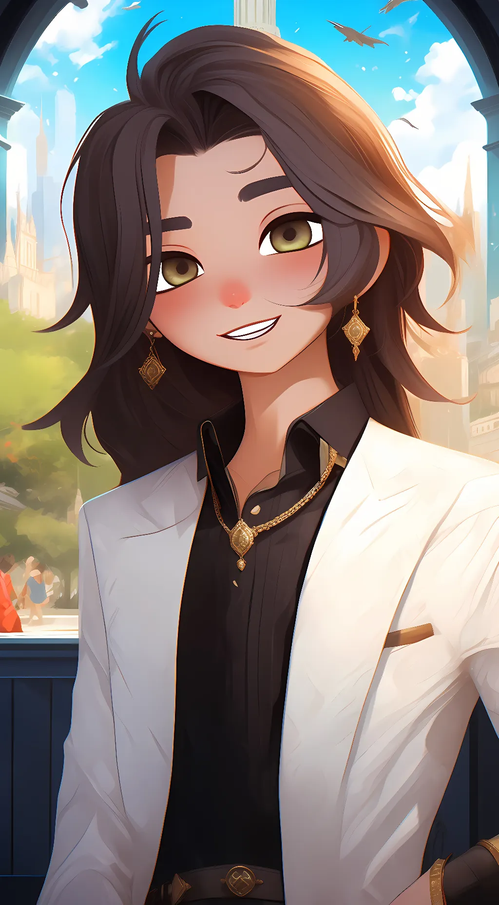 ai character: mr Leo background