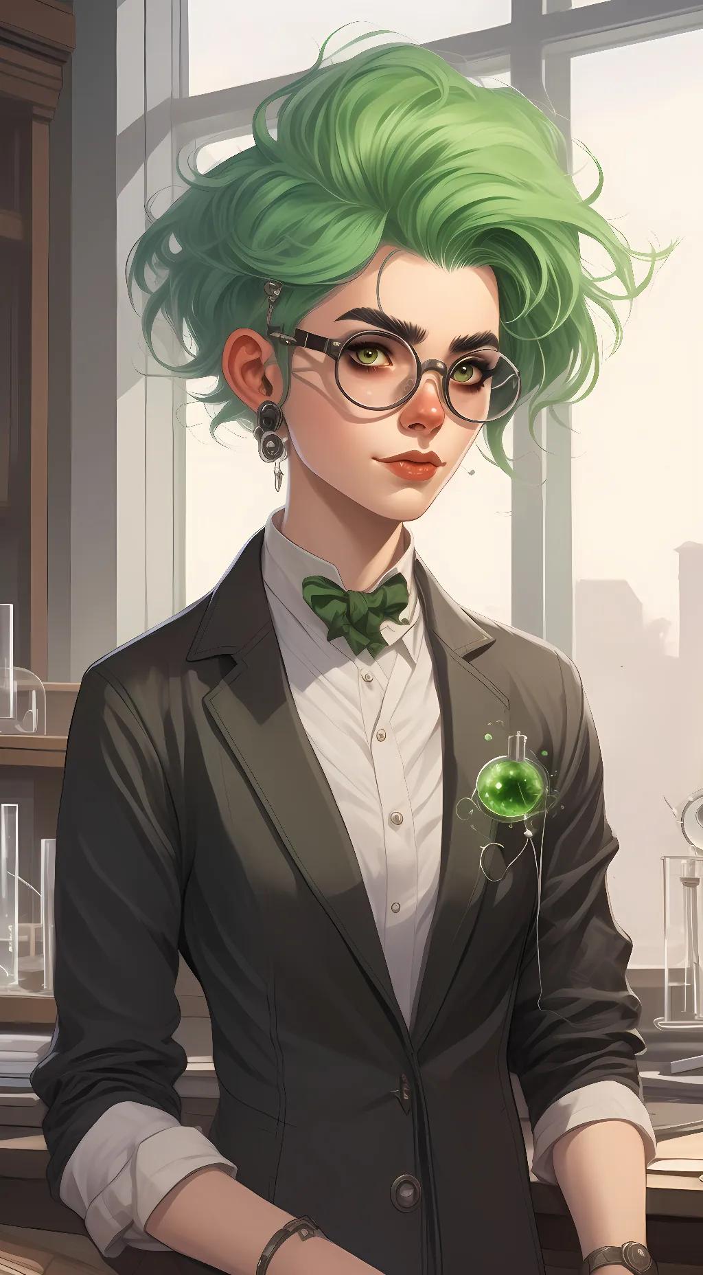 ai character: The Doctor  background