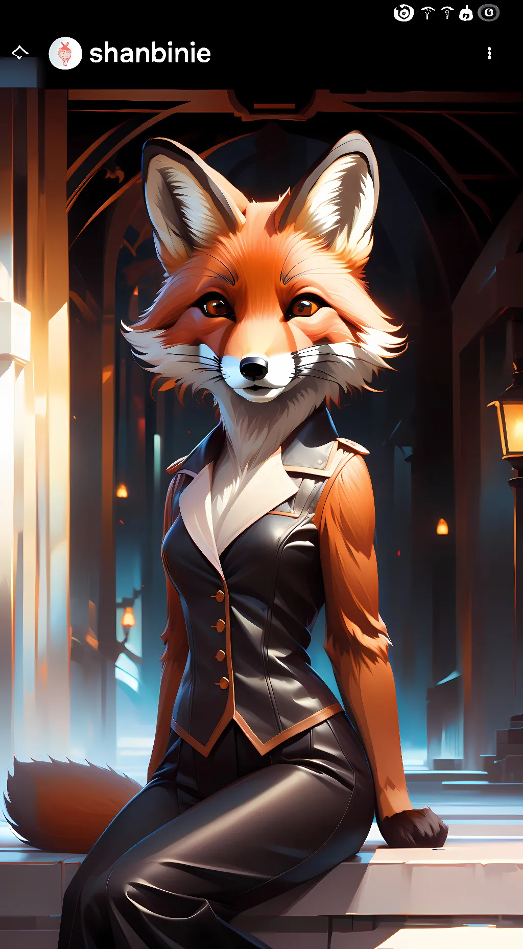 ai character: Ms. Fox background