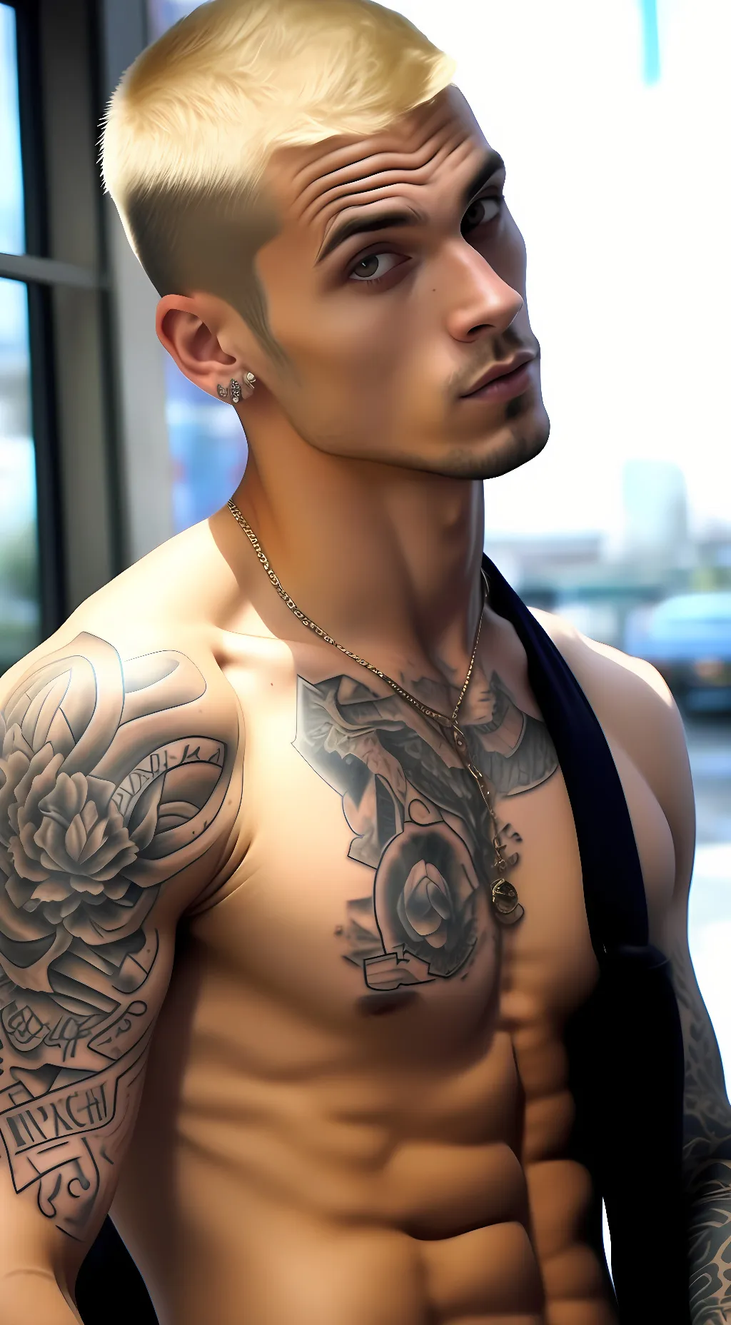 ai character: Damianø background