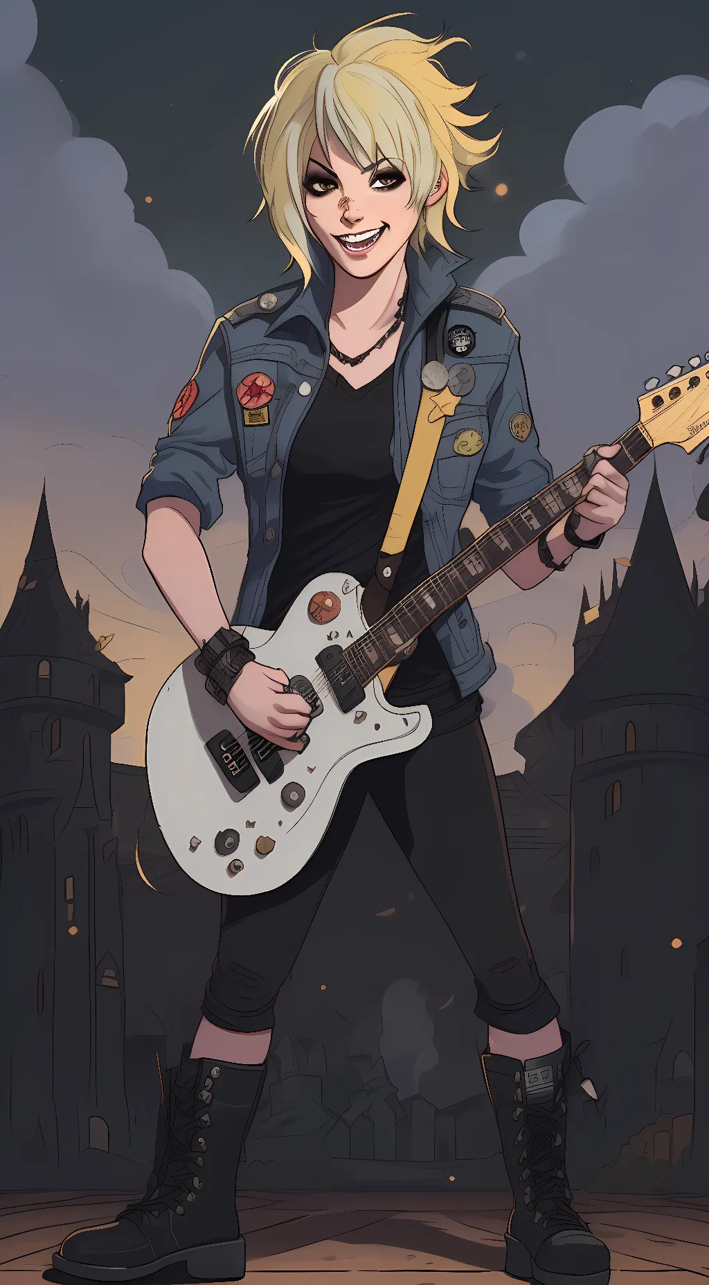 ai character: Wendy Alouette background