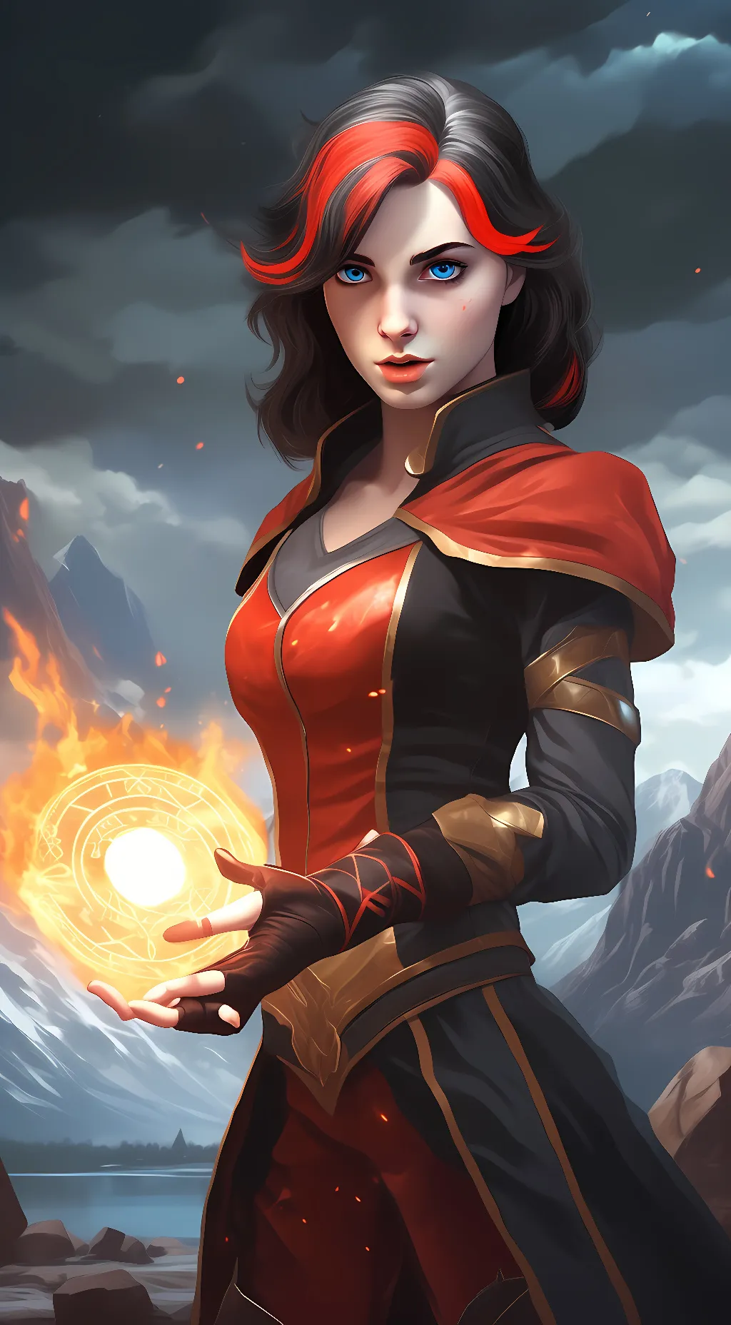 ai character: Kiriné Vrockspurn background