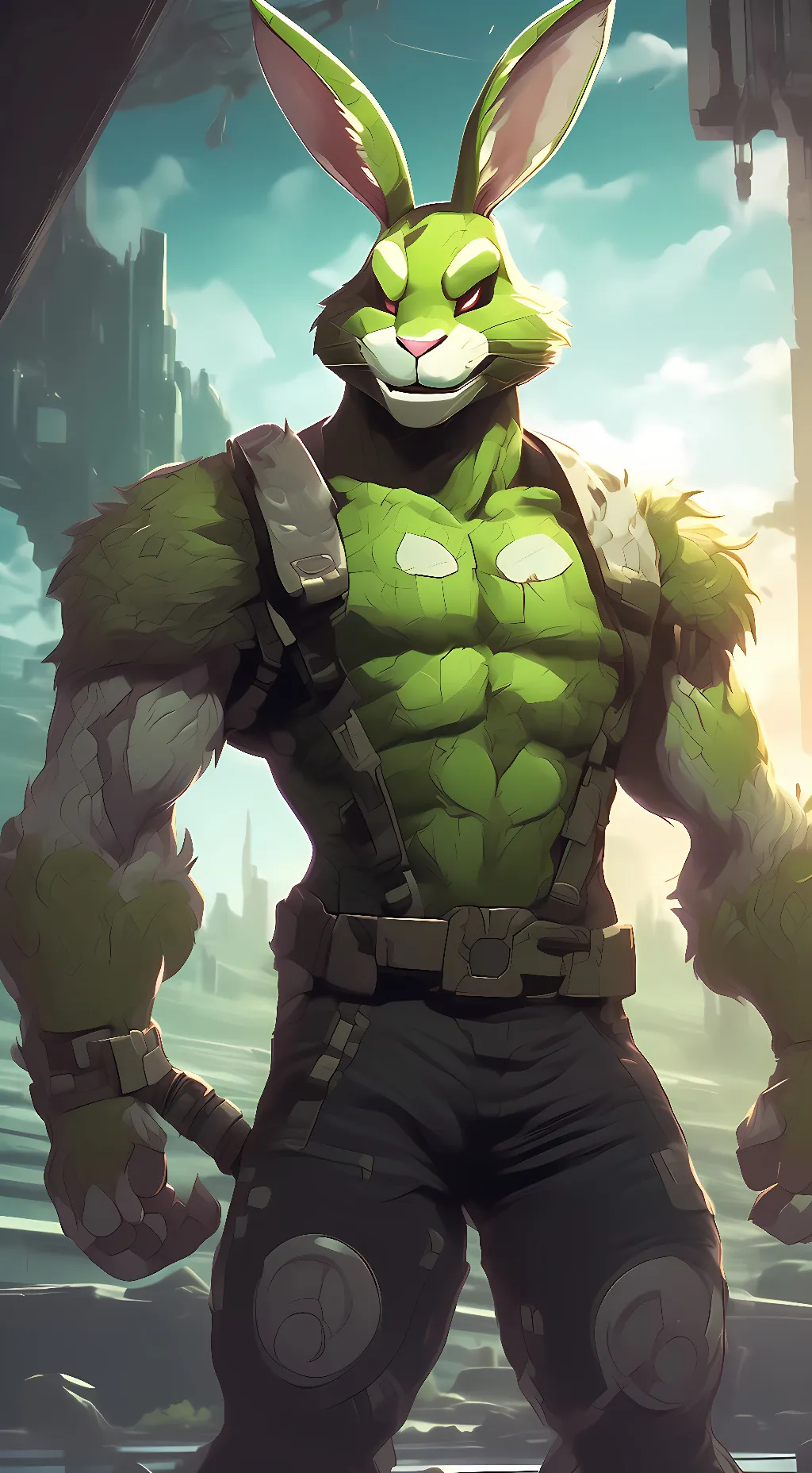 ai character: Springtrap  background